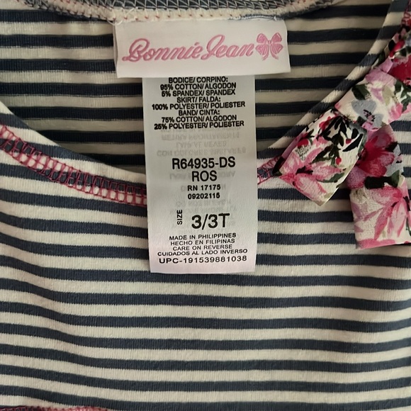 Bonnie Jean Toddler Butterfly Sleeve Dress - Picture 3 of 7